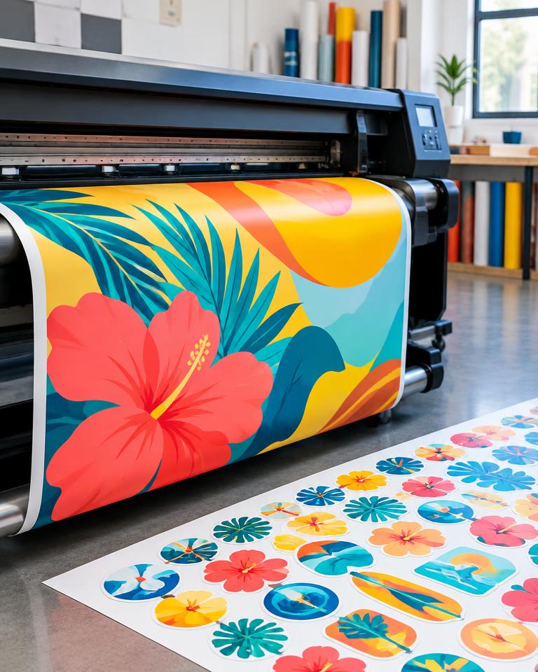 Large format banner printing